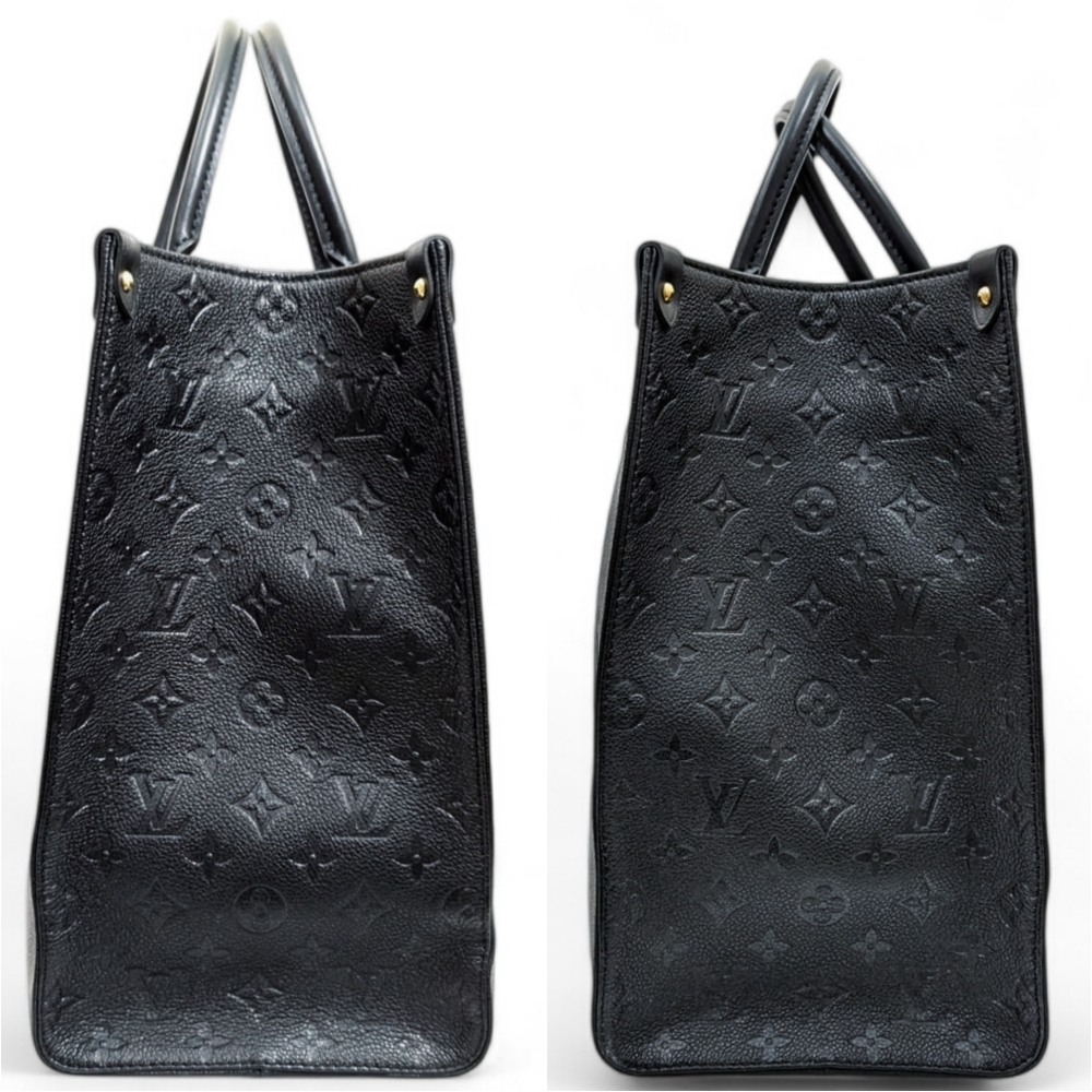 Louis Vuitton Black On The Go GM Bag - CHARM INCLUDED!! - Picture 7 of 16